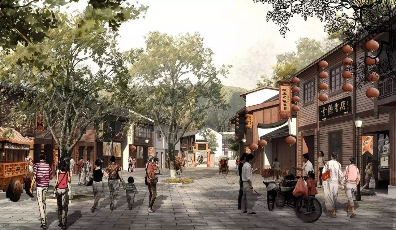 小鎮民俗美食街 一條康養大街上的味蕾盛宴與文化之旅